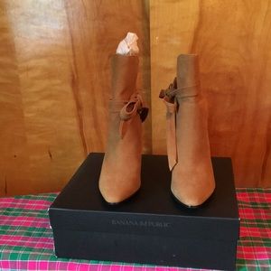 Banana Republic suede ankle boots